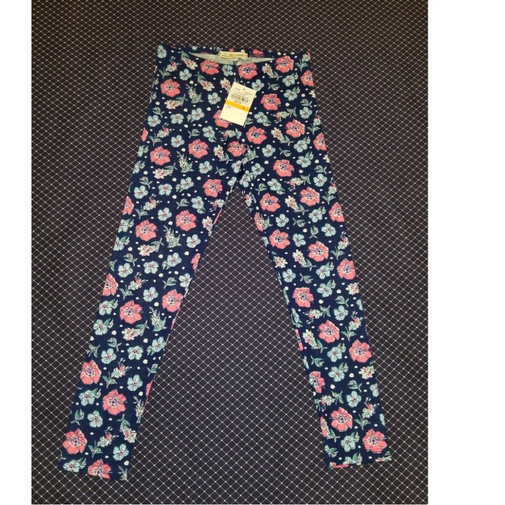 Self Esteem Girls Leggings Size Small Floral Pattern